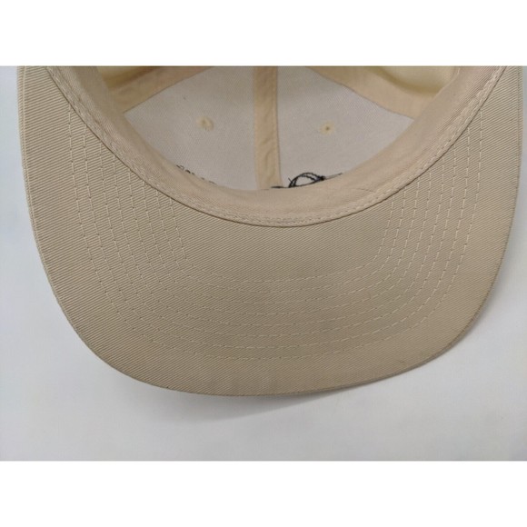 Bevcomm Embroidered Logo Snapback tan adjustable Otto Baseball Hat Cap - Picture 9 of 13